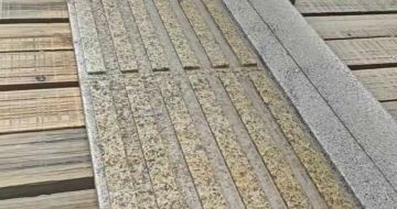 西宁黄金麻盲道石 盲条