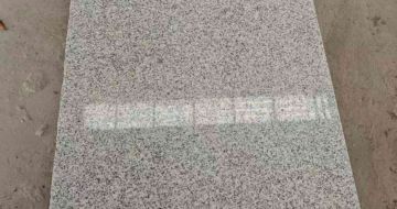 西宁芝麻白光面毛板