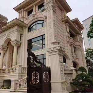西宁黄金麻别墅外墙异形定制