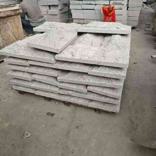 西宁芝麻白蘑菇石，自然面