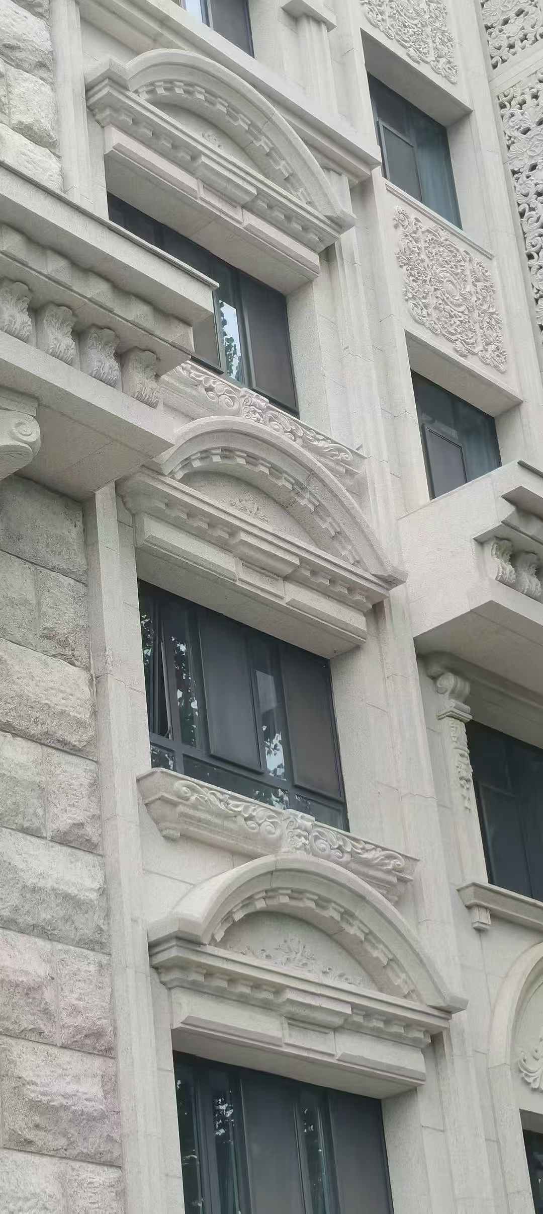 西宁芝麻白异形 石材异形定制